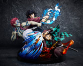 Demon Slayer: Kimetsu no Yaiba Tanjiro Kamado & Giyu Tomioka & Akaza Figure / 鬼滅之刃 竈門炭治郎 & 富岡義勇 & 猗窩座