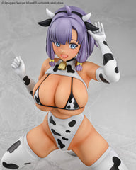 Q-six 1/5 PVC 畔美岬 乳牛裝 褐色 Ver.《住在拔作島上的我該如何是好?》