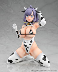 Q-six 1/5 PVC 畔美岬 乳牛裝 褐色 Ver.《住在拔作島上的我該如何是好？》