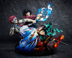 Demon Slayer: Kimetsu no Yaiba Tanjiro Kamado & Giyu Tomioka & Akaza Figure / 鬼滅之刃 竈門炭治郎 & 富岡義勇 & 猗窩座