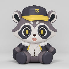 Huggy Good Smile Baseball Raccoon / 擁抱好微笑棒球浣熊