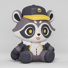 Huggy Good Smile Baseball Raccoon / 擁抱好微笑棒球浣熊