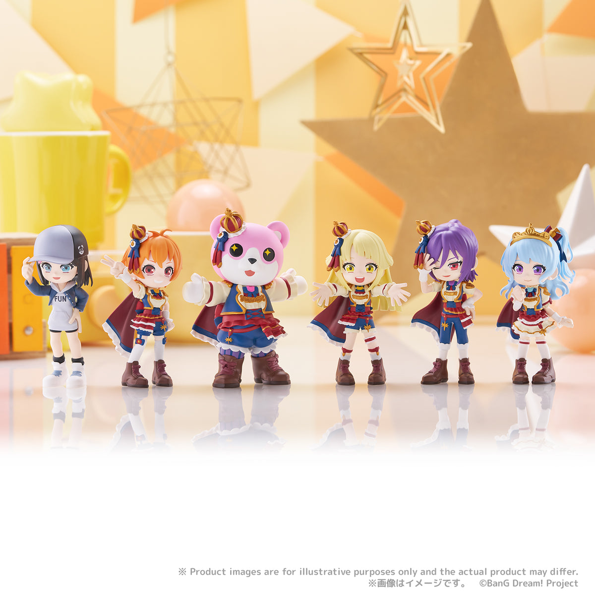 PalVerse BanG Dream! Hello, Happy World! (Set of 6 figures) / PalVerse BanG Dream! Hello, Happy World! Q版盒玩公仔 (6入套組)