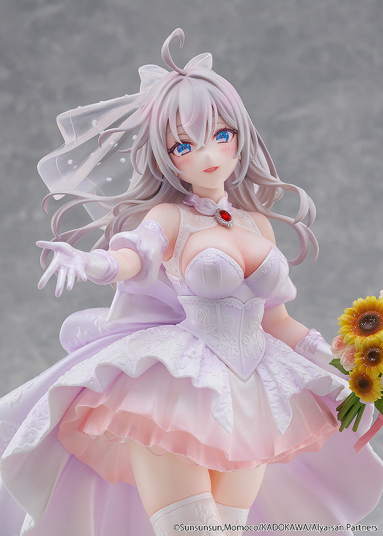 Kadokawa  1/7 PVC FIGURE 艾莉莎·米哈伊羅芙娜·九條 結婚禮服 ver.《不時輕聲地以俄語遮羞的鄰座艾莉同學》