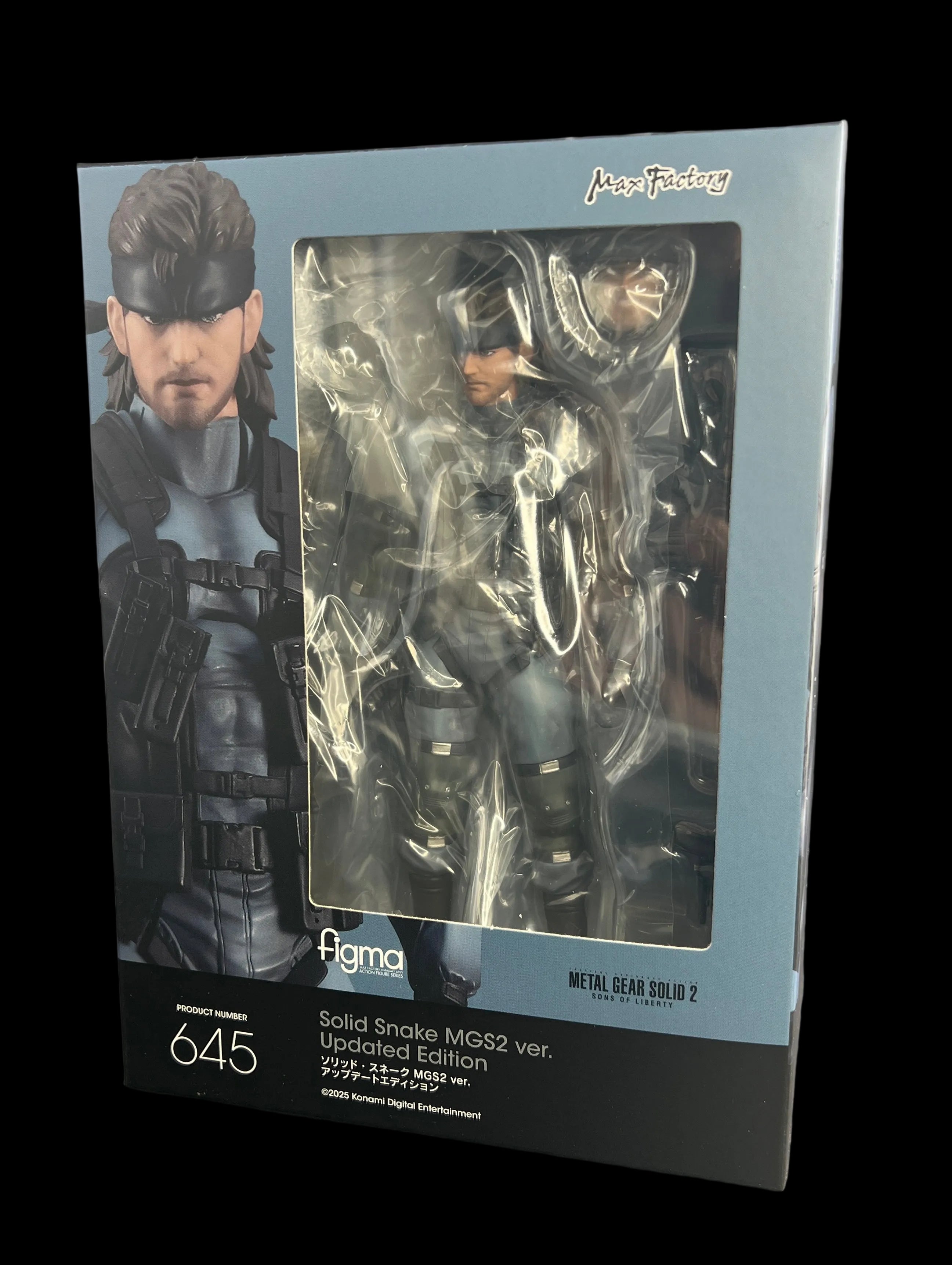 Max Factory Figma 645 索利德‧斯内克 Solid Snake: MGS2 ver. 更新版《Metal Gear So ...